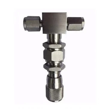 CNC manual needle valve part